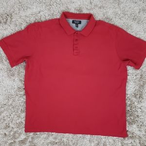 Nordstrom Men's Shop Red Short Sleeve Polo Shirt